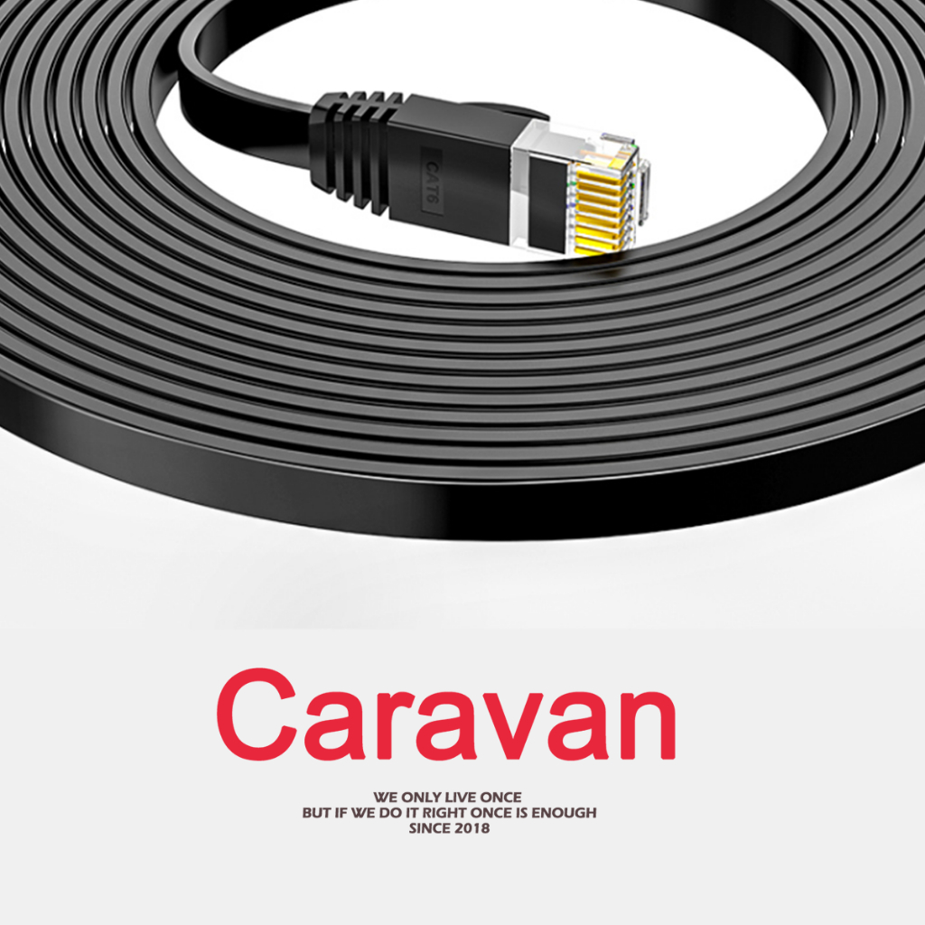 Caravan Crew Ethernet Cable สายแลนเน็ต CAT-6 สายแลน สาย lan