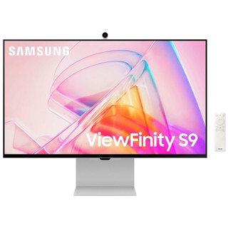 Samsung ViewFinity S9 LS27C900PAEXXT High Resolution 5K Monitor with Thunderbolt 4, 27" IPS, DCI-P3 99%, 218 PPI, Smart TV Tizen OS , Matte Display, 4K Webcam, HAS, Pivot, VESA Mount - 3 Yrs Warranty