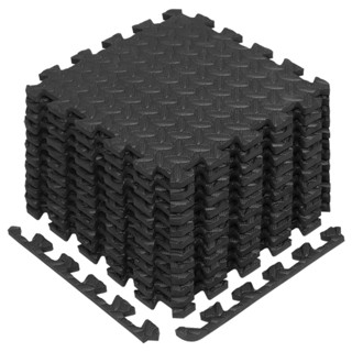 Yes4All : Y4AAMZ001-BLK* แผ่นโฟมรองออกกำลังกาย Yes4All Interlocking Exercise Foam Mats, Black