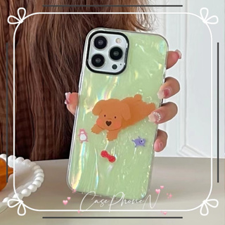 เคสไอโฟน iphone 11 14 Pro Max สดเล็กน้อย ลายเปลือก ลูกสุนัข ขอบเต็ม ป้องกันการตก เคส iphone 12 13 Pro Case for iPhone