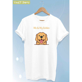 เสื้อยืดลายสุนัขโกลเด้น รีทรีฟเวอร์ Golden Retriever Dog Tshirt