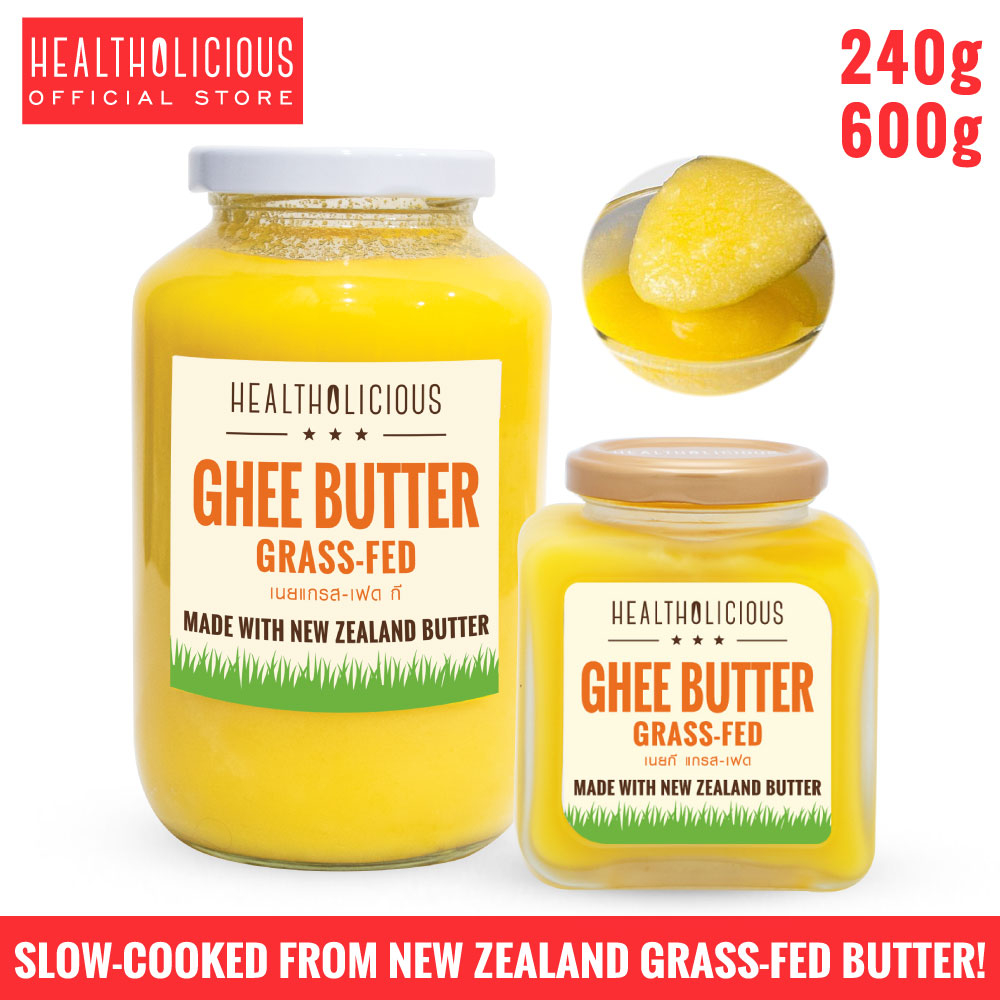 Grass-Fed Golden Ghee กี made from New Zealand Butter (no AMF / no Indian import). Smart IF with HEA