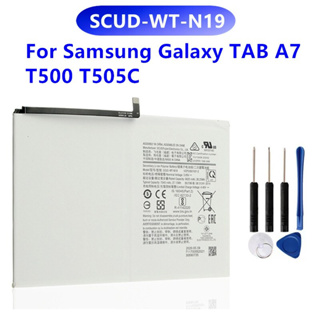 SCUD-WT-N19แบตเตอรี่🔋ทดแทนสำหรับ Samsung Galaxy TAB A7 T500 T505C/ 7040mAh แท็บเล็ตแบตเตอรี่ +ชุดไขควงถอดฟรี