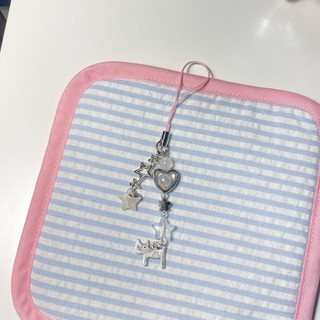 ✿ Phone Charm น้องแมวสายสีชมพูพร้อมส่ง ✿