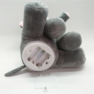 ตุ๊กตาช้างจ๊ะเอ๋ เพลงไทย เพลงอังกฤษ พูดตามได้ มีให้เลือก 2ระบบ ระบบใส่ถ่านกับระบบชาร์จ เปิดตาปิดตา ทุกเพศทุกวัย