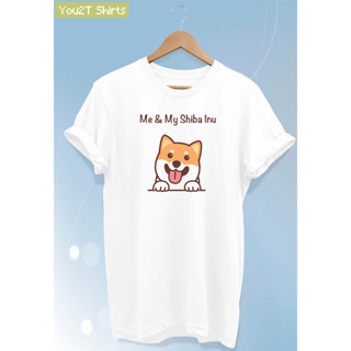 เสื้อยืดลายสุนัข ชิบะ อินุ  Shiba Inu Dog Tshirt