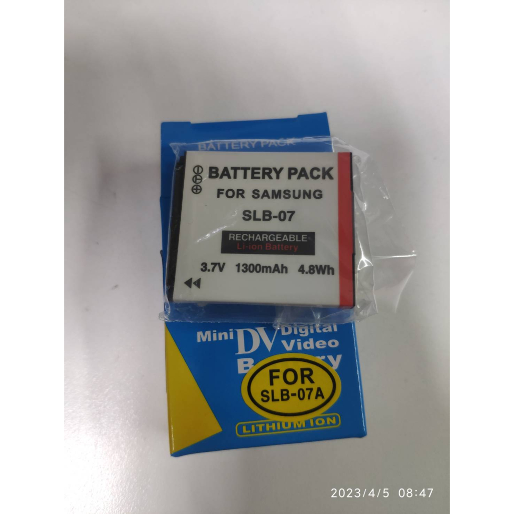 แบตเตอร์รี่กล้อง BATTERY SAMSUNG รหัสแบต SLB-07A