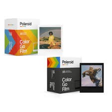 Polaroid Go Black White Frame Set Instant Camera Color Film Double Pack