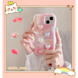 🎁ส่งของขวัญ🎁เคสไอโฟน สำหรับ 11 14 for iPhone Case 13 12 Pro Max แฟชั่น น่ารัก รูปหัวใจ กันกระแทก เคสนิ่ม เคสโทรศัพท์