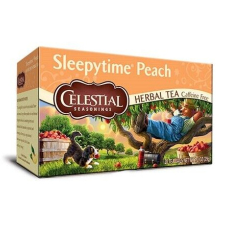 Celestial Seasonings Herbal Tea Sleepy Time Peach (USA Imported)1.6g. x20tea bags เซเลสเทล ไทม์ชาพีช