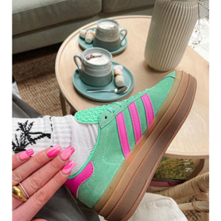 (พร้อมส่ง ของแท้ 100%) 💚💖 Adidas gazelle bold mint pink สีนี้น่ารักสดใสมากๆ ค่า