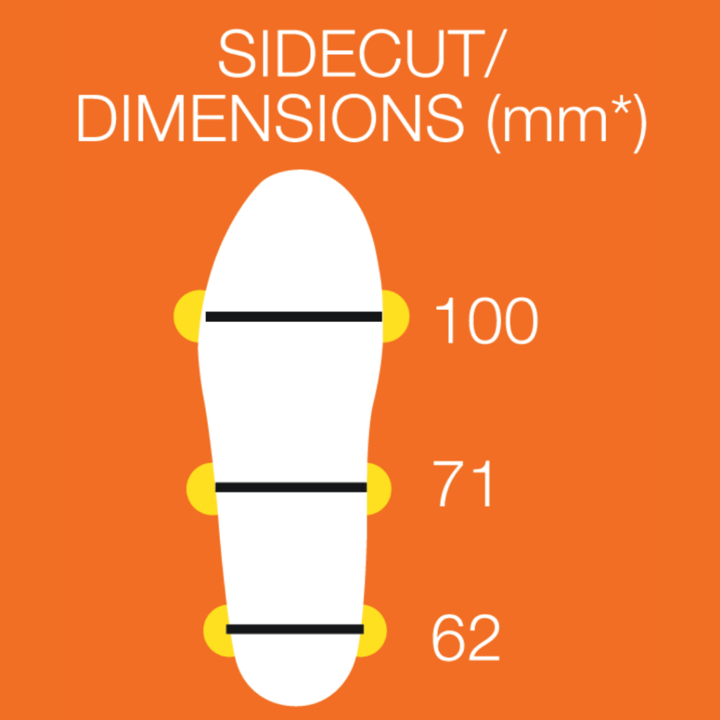 SIDAS Spike+ Insoles (JP) แผ่นรองเท้าสำหรับรองเท้าสตั๊ด ฟุตบอล เบสบอล รักบี้ ลดอาการบาดเจ็บ เพิ่มประสิทธิภาพในการเล่น - รูปที่ 3