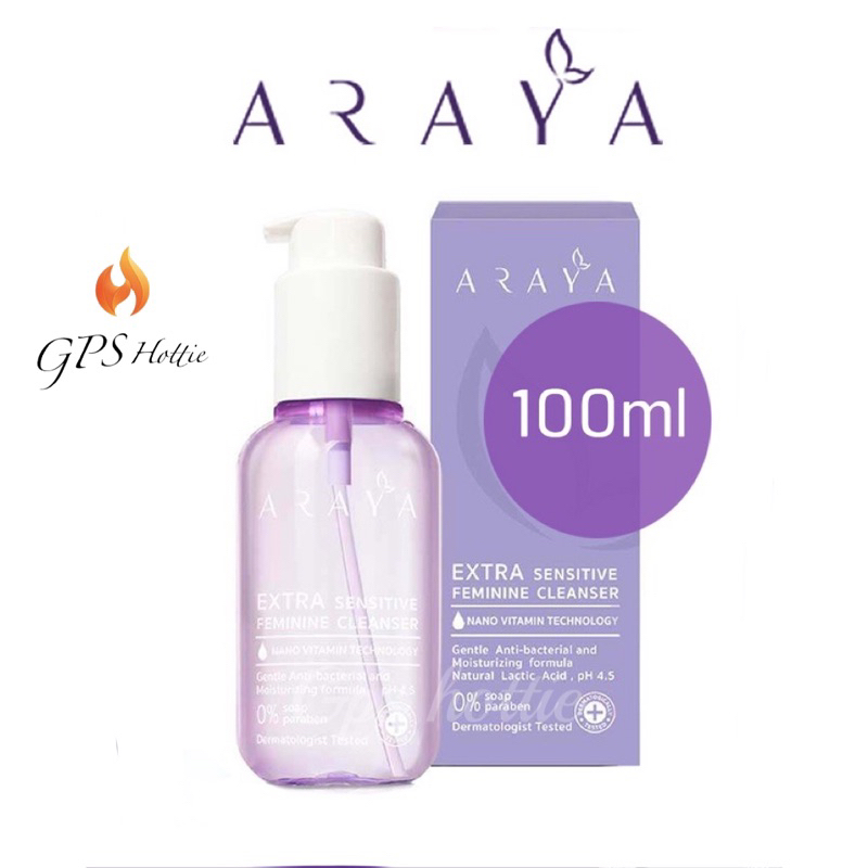 ถูกสุด ของแท้ Araya Extra Sensitive อารยา100ml./200ml สบู่เหลวอนามัยล้างน้องสาว อ่อนโยน ลดปัญหาเรื่องตกขาวลดกลิ่น