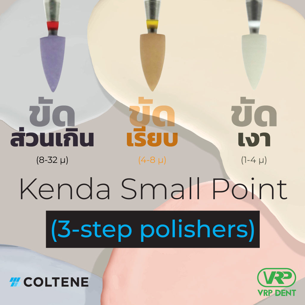KENDA Small Point 3-step polishers CTS-03X6