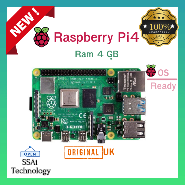 Raspberry Pi 4 Model B Ram 4 GB