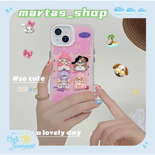 ❤️ส่งของขวัญ❤️ เคสไอโฟน 11 12 13 14 Pro Max ความนิยม การ์ตูน แฟชั่น ฤดูร้อน ความคิดสร้างสรรค์ Case for iPhone สาวน่ารักห