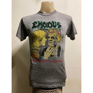 เสื้อวง ผ้าเรยอง EXODUS สไตล์วินเทจ