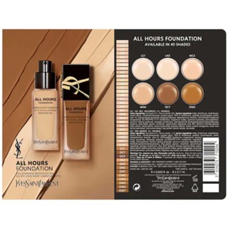 ⭐EXP.4/2025⭐ YSL All Hours Foundation 24H Longwear SPF 30  (ได้ 6 สี)