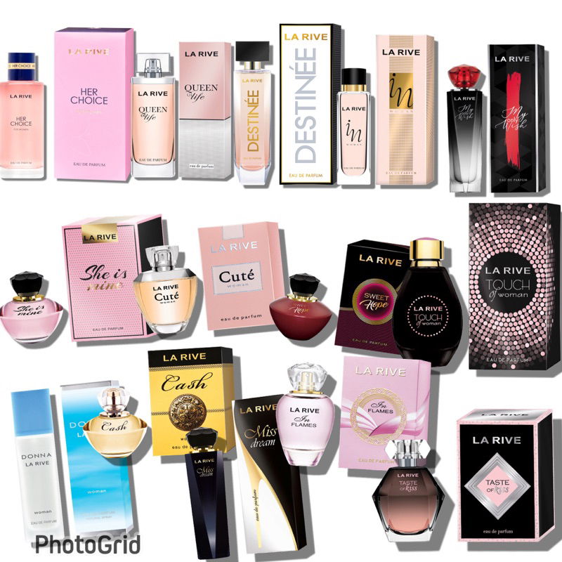 แบ่งขาย น้ำหอมเยอรมันกลิ่นผู้หญิง  la rive ทุกกลิ่น  ขนาด 5-10ml