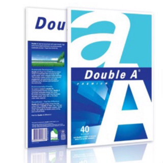 กระดาษถ่ายเอกสาร Double A 4A 80แกรม จำนวน 40 แผ่นต่อห่อ