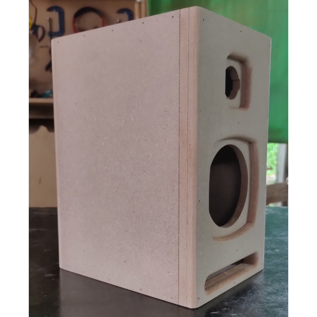ตู้ลำโพงฟูลเรนจ์ 4" + แหลมHk 2" ไม้MDF 9mm. (งานดิบราคาต่อ 1ใบ)