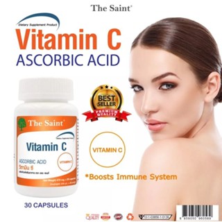 The Saint VITAMIN C ASCORBIC ACID 470mg. 30 CAPSULES.