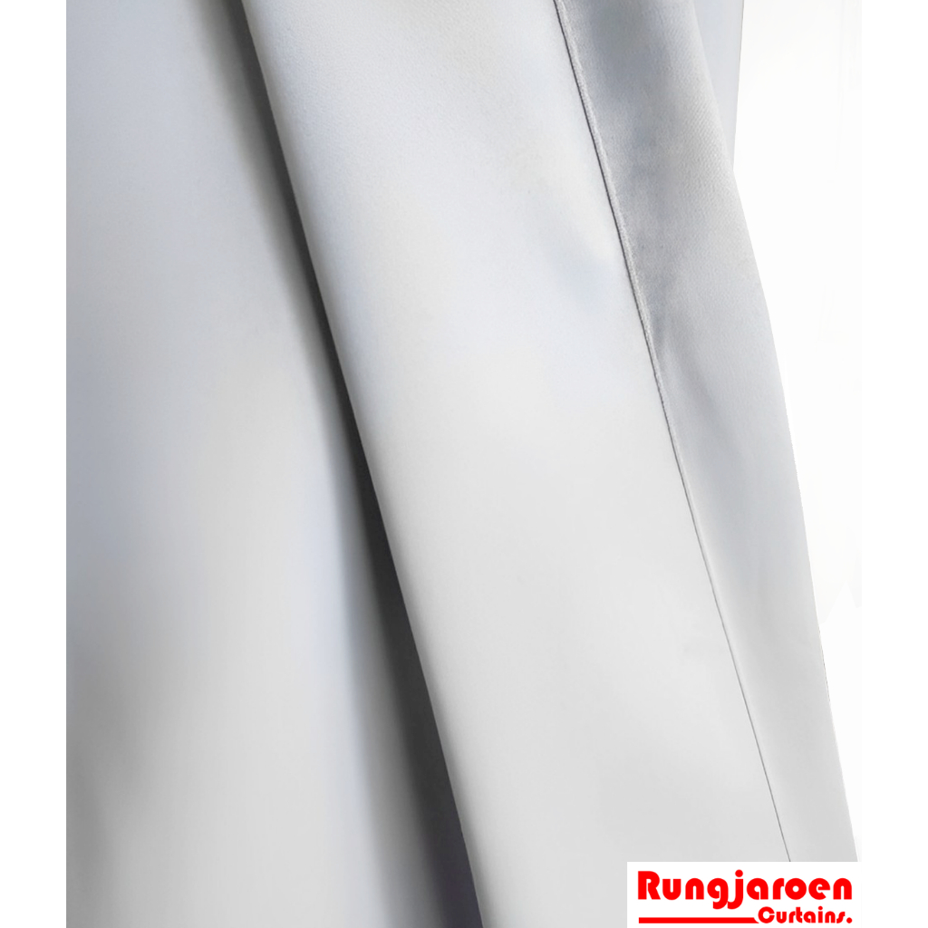 แนะนำ ผ้าม่าน ผ้าม่านสีขาวหม่นแบบตาไก่ สีขาวควันบุหรี่ Blackout UV ตกแต่งบ้าน By ร้านรุ่งเจริญผ้าม่าน ราคาพิเศษ มีเก็บเงินปลายทาง