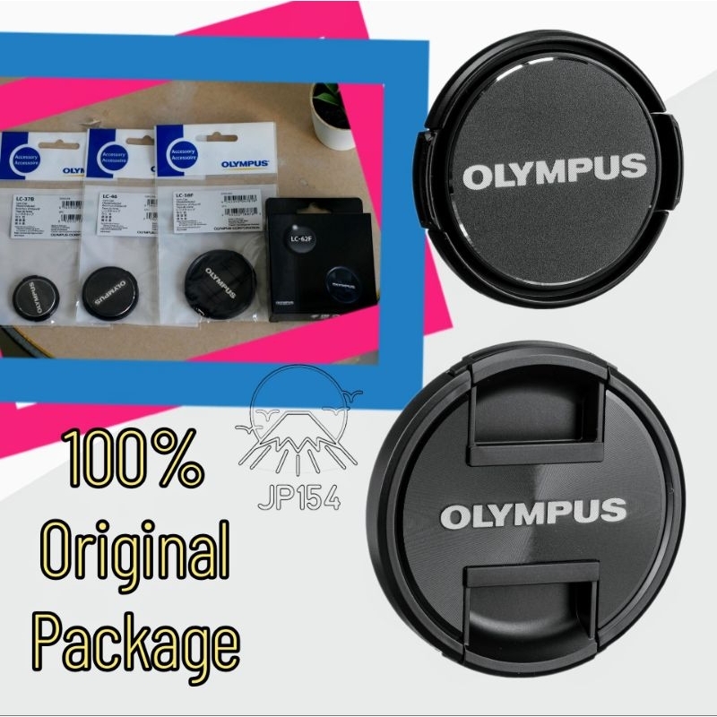 ฝาปิดเเลนส์ Olympus แท้ Lens Cap 37 46 58 62 79 mm OMD EM5 EM1 EM10 14-42 7-14 Pro ฝาเลนส์ ฝาปิดหน้าเลนส์ ฝากล้อง ของแท้