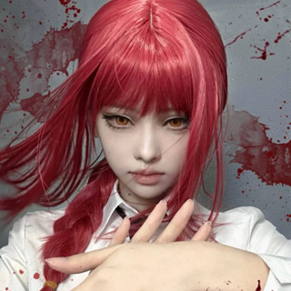 Manmei 70 ซม วิกผมคอสเพลย์ Chainsaw man Makima Cosplay Wig