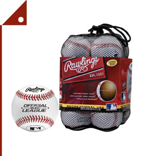 Rawlings : RWLOLB3BAG12* ลูกเบสบอล Official League Baseballs, Bag of 12