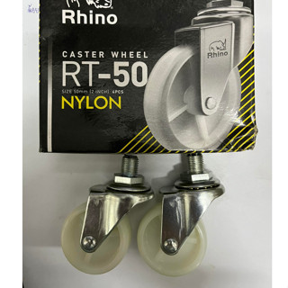 ล้อไนล่อน สกรู Rhino 2” ราคาต่อ 4 ล้อ