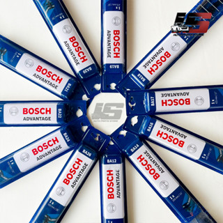 ✅ถูกสุด✅ใบปัดน้ำฝน BOSCH แท้ รุ่น Advantage ขนาด 12-26 นิ้ว ติดตั้งง่าย ปัดสะอาด มาตฐานเยอรมัน(เดี่ยว+คู่)