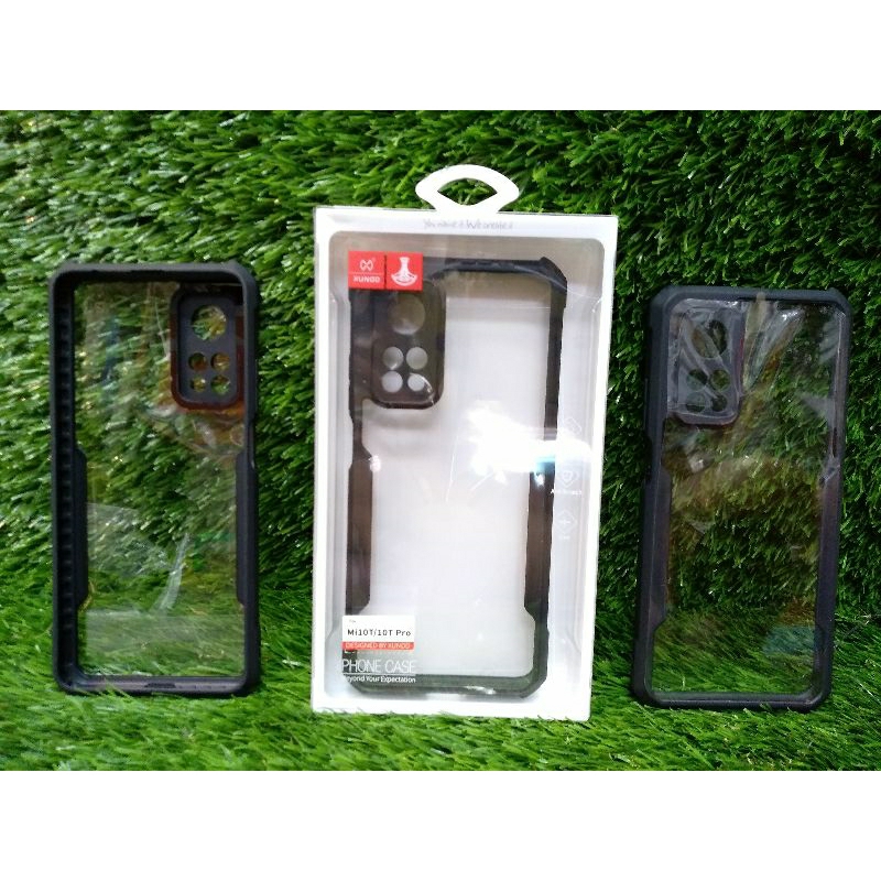 ((พร้อมส่ง)) เคสXUNDDแท้ % MI 10T/MI 10T PRO เคสแบบกันกะแทกหลังใส ขอบข้างสีดำนิ่ม