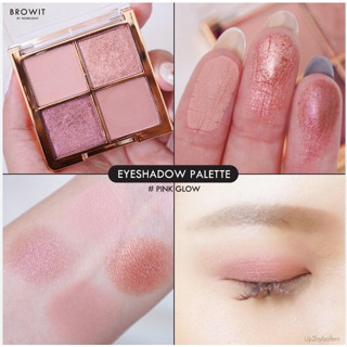 Browit By Nongchat Eyeshadow palette น้องฉัตร อายแชโดว์ พาเลท 4 ช่อง