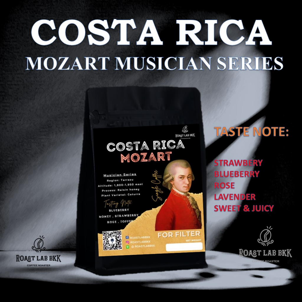 Roast Lab Bkk เมล็ดกาแฟคั่ว Costa Rica Mozart (Canet Musician Series)