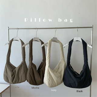 ✨New​✨ Pillow bag กระเป๋าผ้านุ่มใบใหญ่ กระเป๋าผ้าบุนวมนุ่ม กระเป๋าผ้าสะพายข้าง