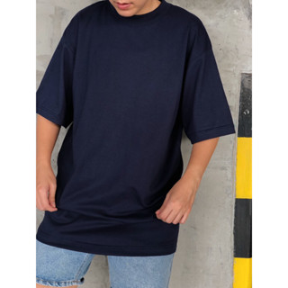 เสื้อเปล่า Oversize ผ้านุ่ม หนา คอชิด