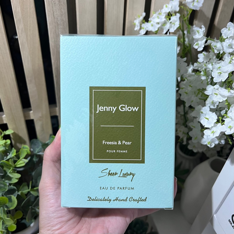 (80ml ซีล) น้ำหอมแท้💯 Jenny glow freesia & pear EDP 🍐