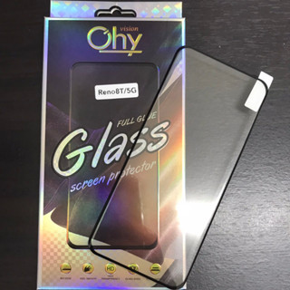 ฟิล์มกระจก จอโค้ง For OPPO Reno8T 5G กาวเต็มจอ Tempered glass