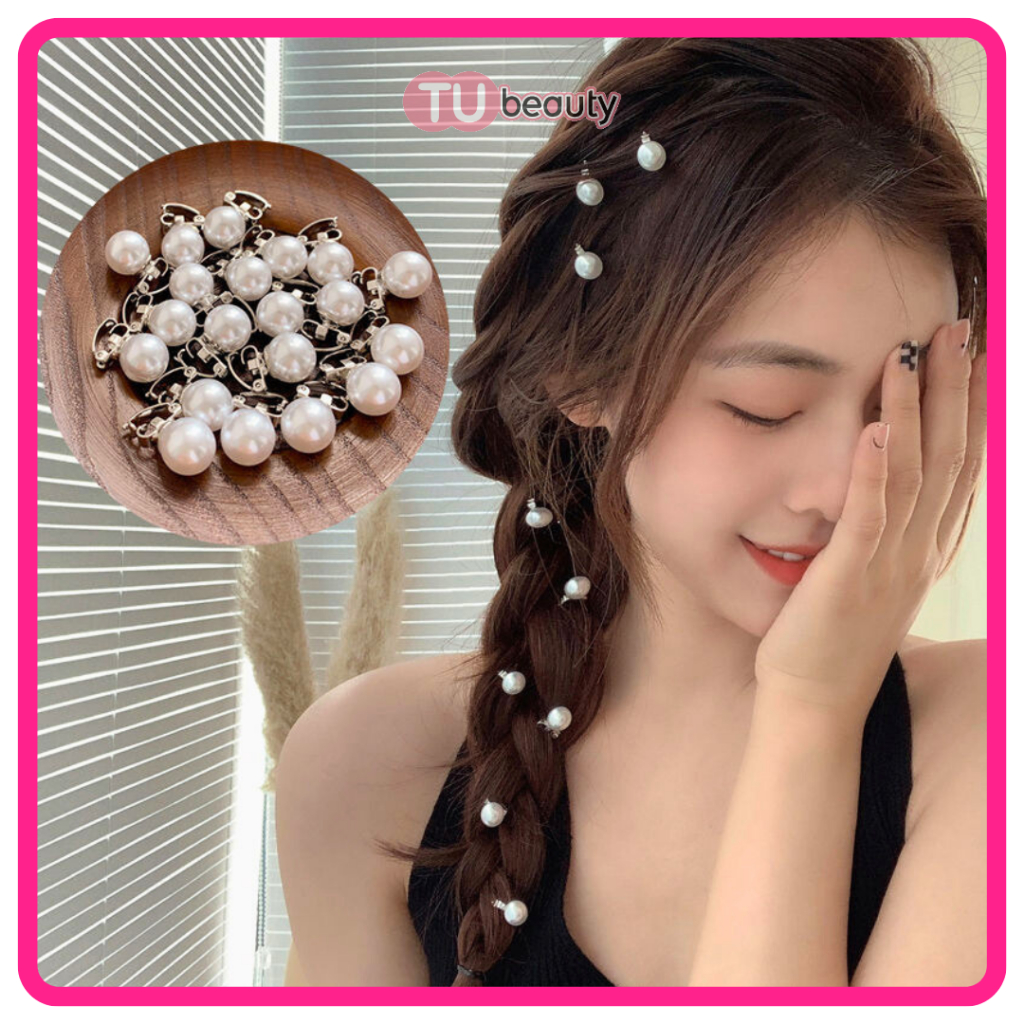 (10 เม็ด) กิ๊บติดผม กิ๊บมุก งานพรีเมี่ยม