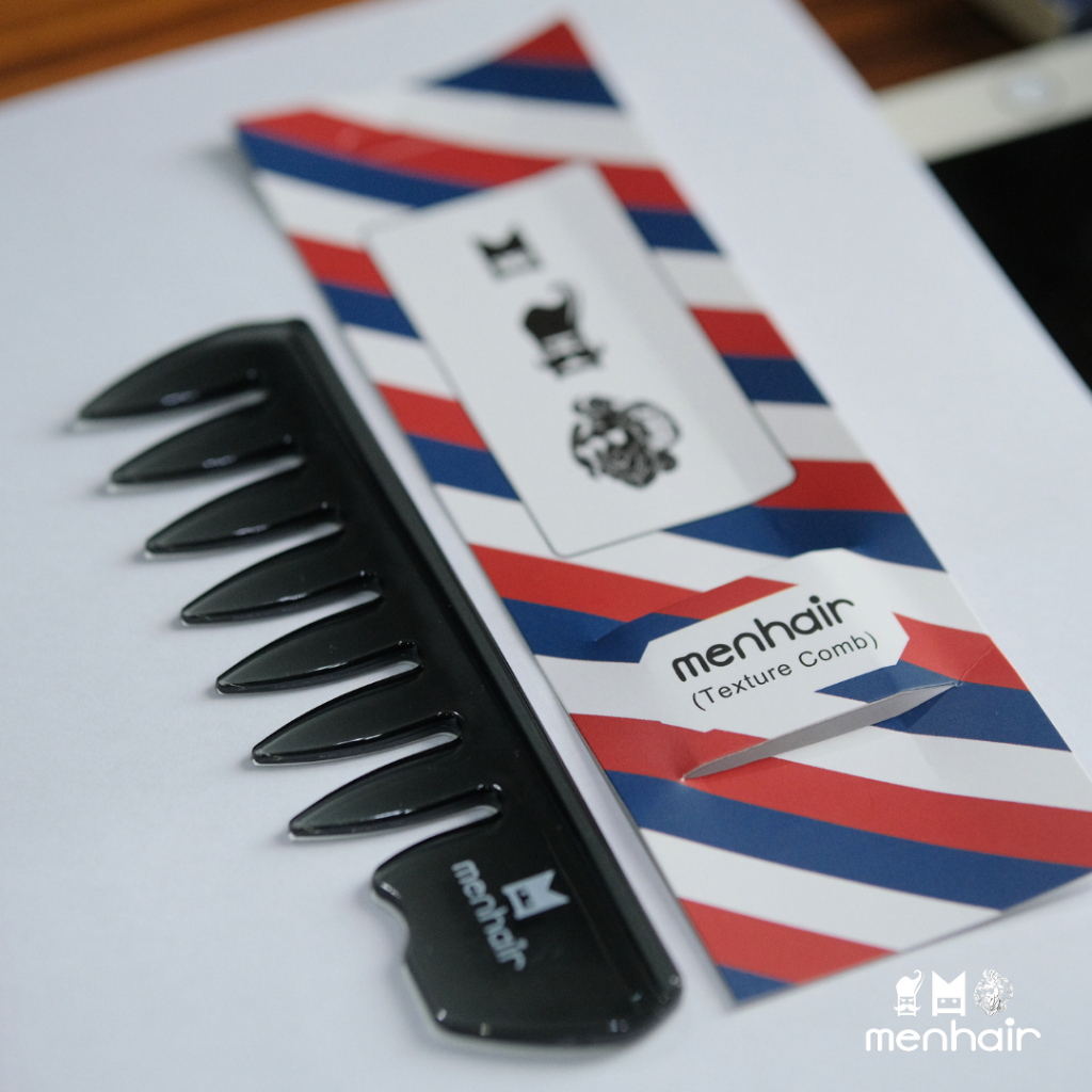 MENHAIR Texture Comb หวีพก ใช้เสยเเทนมือ ของเเท้100%