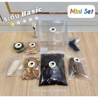 ชุดเลี้ยง Mini+ สำหรับเลี้ยงไอโซพอด บ้านไอโซพอด ระดับ Basic by Little isopod Thailand