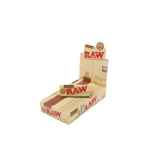 ยกกล่อง ของแท้100% ส่งไว RAW Organic 1¼ 24 ชิ้น/กล่อง กระดาษraw ก้นกระดาษ กระดาษโรล Raw Rolling Paper