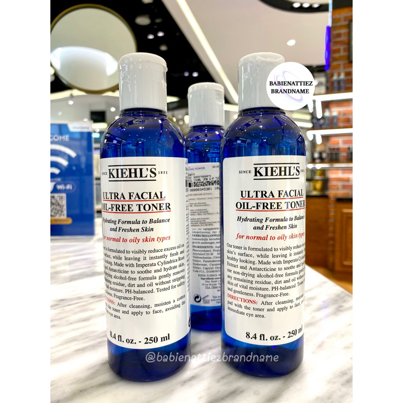 HOT ITEMS (แท้100% จากKingPower) Kiehl's Ultra Facial Oil- Free Tonner 250 ml. (กรุณาสอบถามก่อนสั่งชื้อค่ะ)