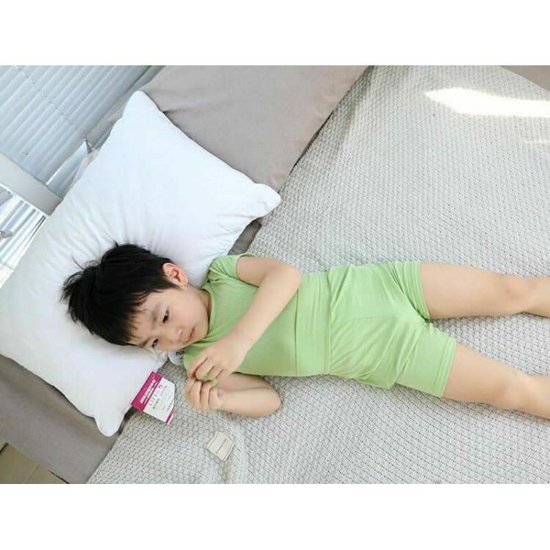 ชุดเสื้อผ้ากางเกงขาสั้น ชุดเด็กพุงป่อง ชุดเด็กผ้าเด้ง ชุดเด็กMinky Mom พร้อมส่ง - รูปที่ 2