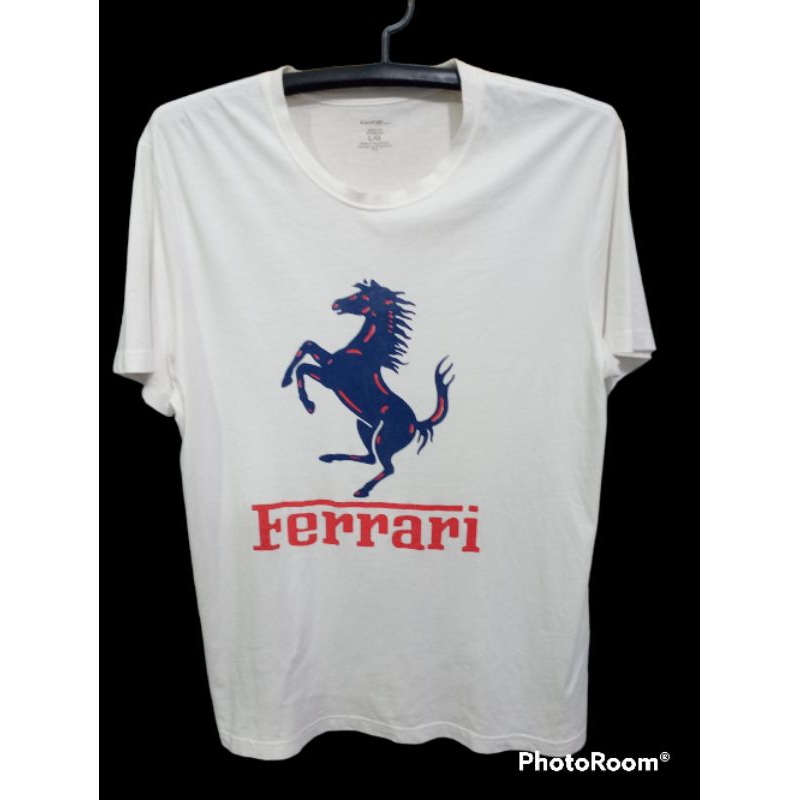 FERRARI เสื้อยืดสุภาพบุรุษ