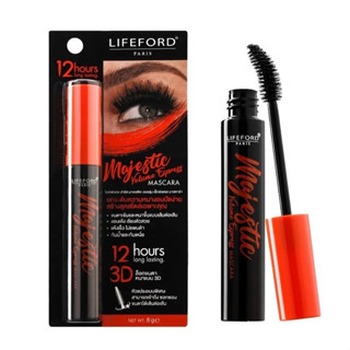 ไลฟ์ฟอร์ด มาสคาร่า(ฝาส้ม) Lifeford Paris Majestic Volume Express Mascara 8g