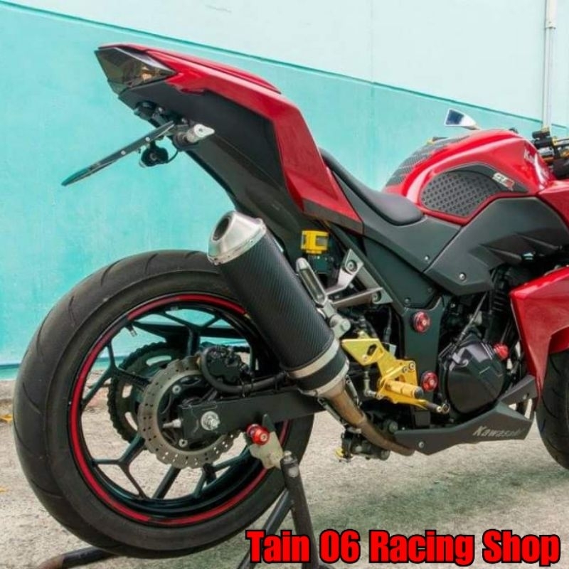 ชุดท้ายสั้น พร้อมไฟส่องป้ายทะเบียน / Ninja-250 / Ninja-300 / Z250 / Z300 [Speedy]