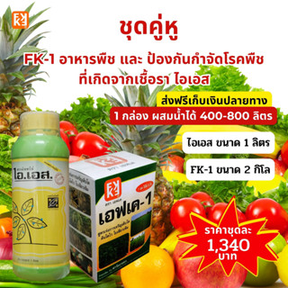 กำจัดโรคที่เกิดจากเชื้อรา ไอเอส สารอินทรีย์ยับยั้งเชื้อรา FK-1 เร่งฟื้นฟูจากการเข้าทำลายของเชื้อราในพืช