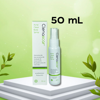 Clenascar Spray Clenascar Acne Clear Body Spray 50ml. คลีนาสการ์ แอคเน่ เคลียร์ บอดี้ สเปรย์ 50มล.